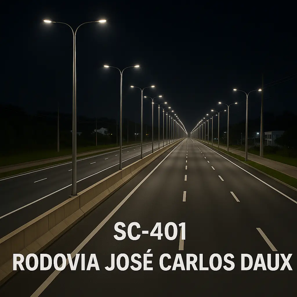 APAGÃO DA SC-401 – TRECHO ÀS ESCURAS