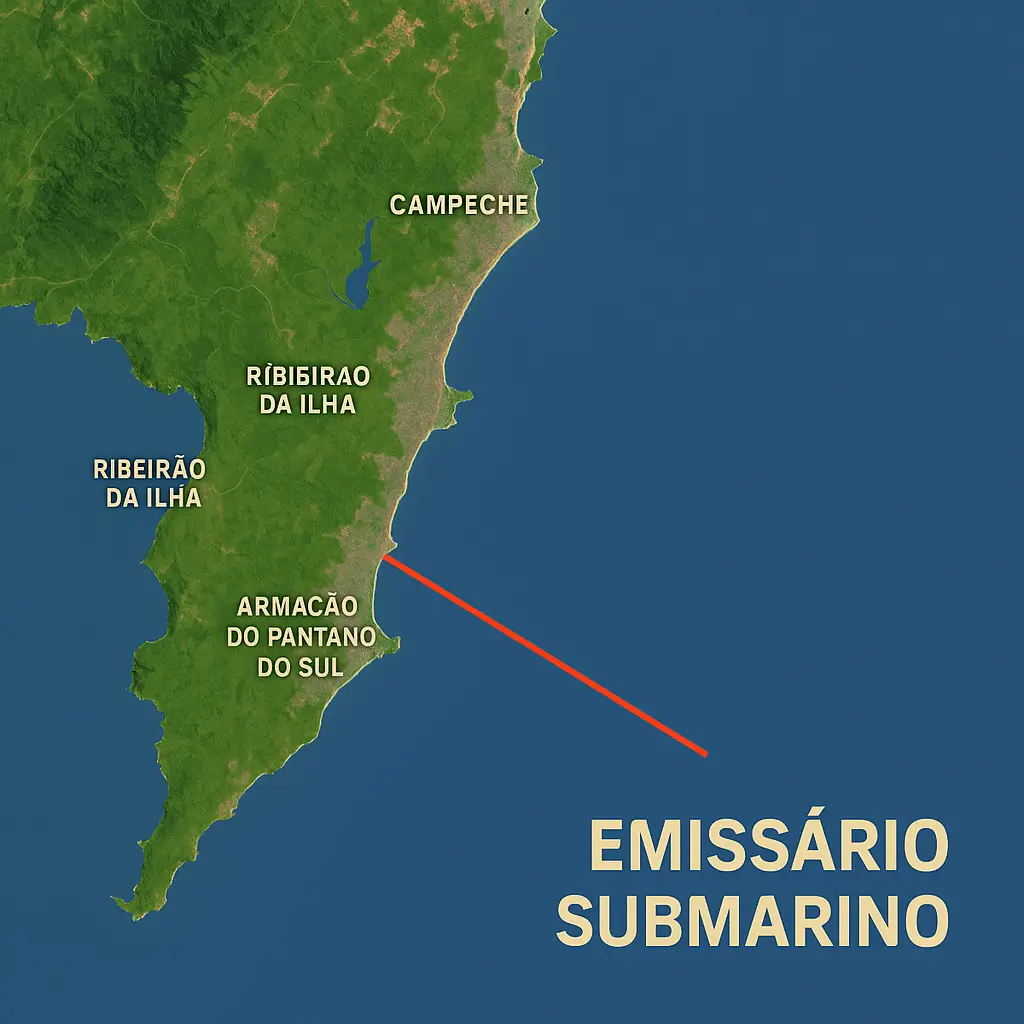 CASAN E O ESGOTO DO SUL DA ILHA –  DUAS DÉCADAS DE DESCASO E ARGUMENTOS FALSOS