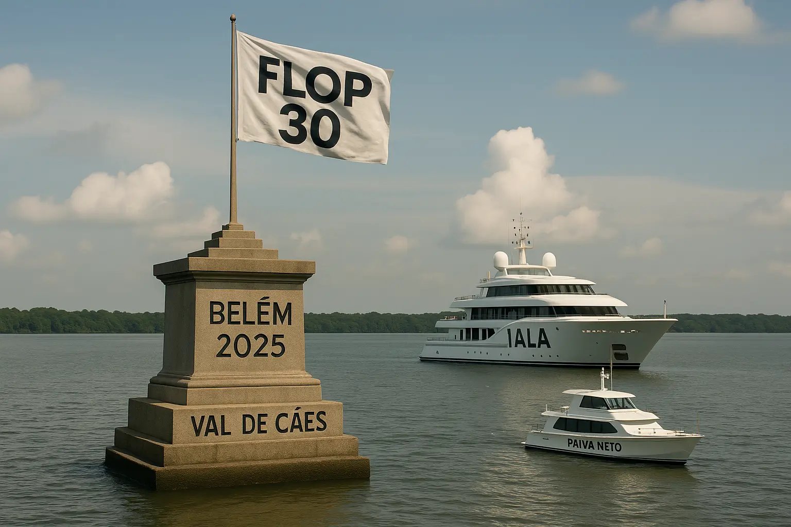 COP30 OU FLOP30 – A FARSA VERDE DO SÉCULO POVO PAGA A CONTA