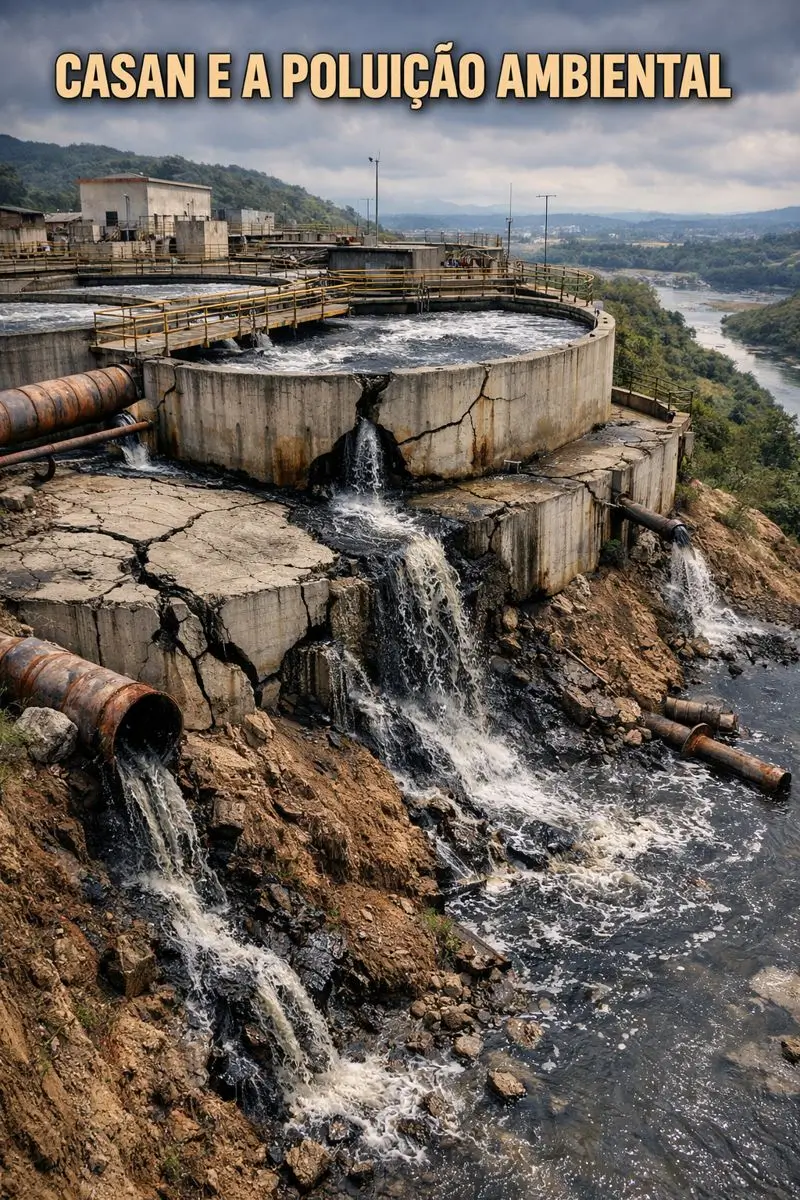 COLAPSO DO ESGOTAMENTO SANITARIO NA RM,  30% DE PRAIAS CONTAMINADAS, FRACASSO DA CASAN, OMISSÃO DO PODER CONCEDENTE E SAÚDE PÚBLICA EM RISCO